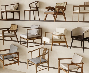 New Chinese Style Lounge Chair-ID:426518932