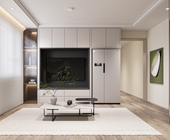 Modern A Living Room-ID:482475049