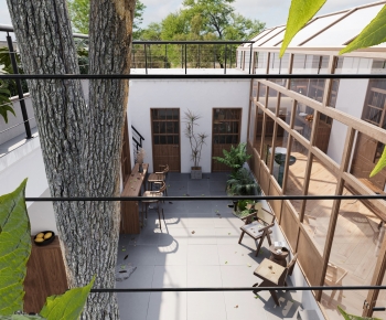 Modern Courtyard/landscape-ID:437483075