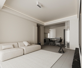 New Chinese Style A Living Room-ID:527494915