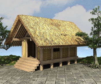 New Chinese Style Building Appearance-ID:289649961