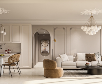 French Style A Living Room-ID:170445924