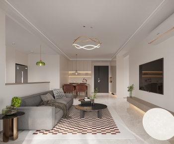 Modern A Living Room-ID:937050102