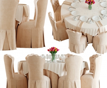 Modern Dining Table And Chairs-ID:780474908