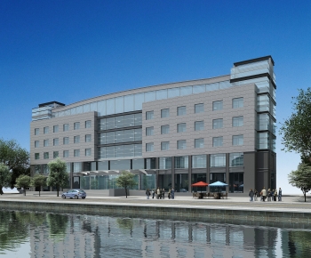 Modern Appearance Of Commercial Building-ID:547720913