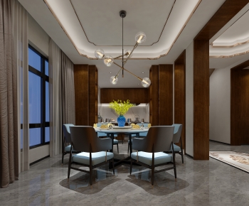 New Chinese Style Dining Room-ID:438169961