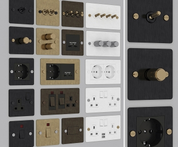 Modern Switch Socket Panel-ID:692830139