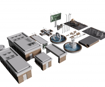 Modern Building Component-ID:143188953