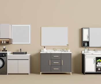 Modern Bathroom Cabinet-ID:475905904