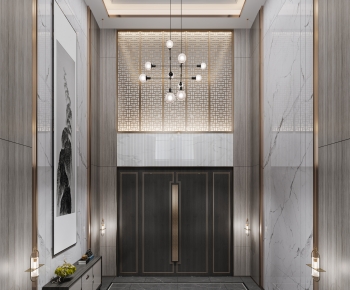New Chinese Style Hallway-ID:589766981