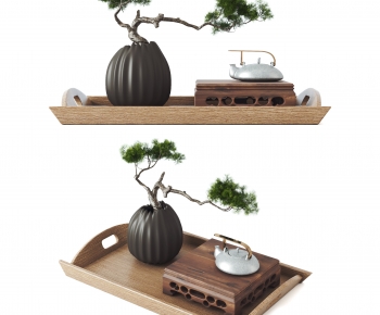 新中式禅意盆景茶壶组合-ID:677819362