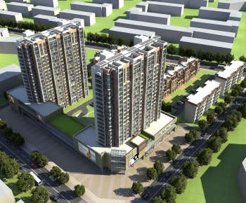 Modern Architectural Bird's-eye View Planning-ID:932279113