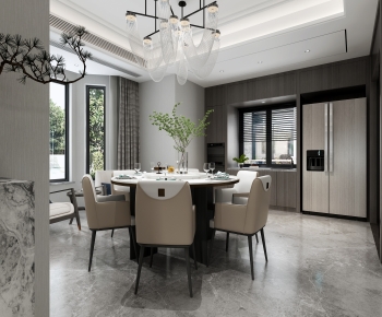 New Chinese Style Dining Room-ID:775214914