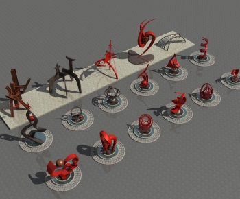 Modern Sculpture Sketch-ID:478440052