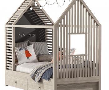 Modern Child's Bed-ID:127412085