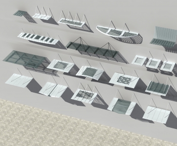 Modern Sunshade/Canopy/Tensioning Film-ID:421925077