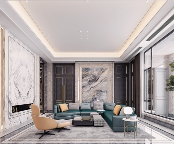 Modern A Living Room-ID:319230649