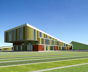 Modern Architecture Of Artistic Style-ID:734146125