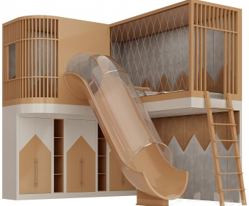 Modern Bunk Bed-ID:480902916