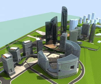 Modern Architectural Bird's-eye View Planning-ID:557657001