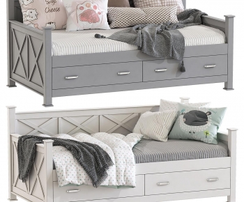 Modern Child's Bed-ID:978761917