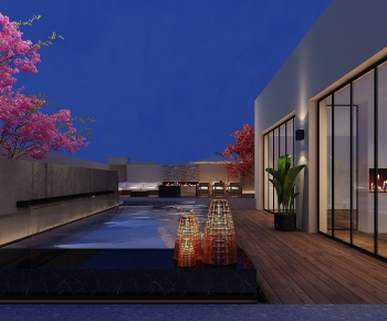 Modern Courtyard/landscape-ID:668623924