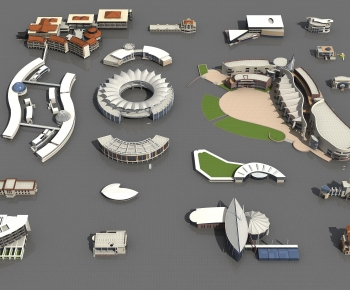 Modern Appearance Of Commercial Building-ID:827876093