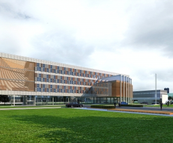 Modern Appearance Of Commercial Building-ID:563627009