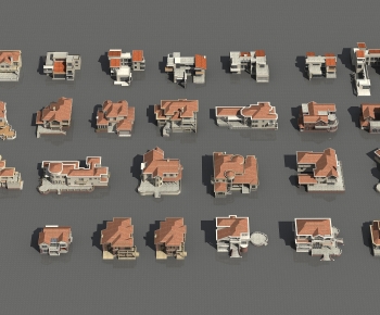 Simple European Style Detached Villa-ID:606715921