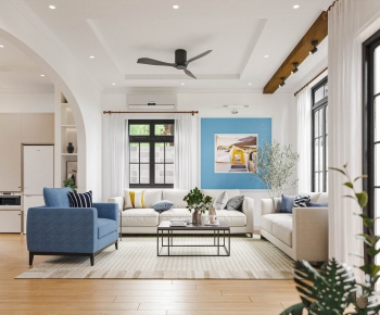 Modern A Living Room-ID:235130071