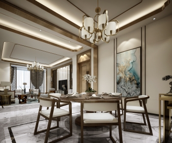 New Chinese Style Dining Room-ID:780838978