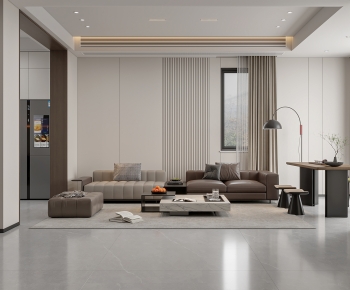 Modern A Living Room-ID:421932945