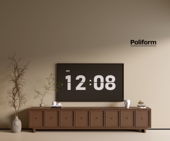 Poliform现代中古风实木电视柜-ID:626420978