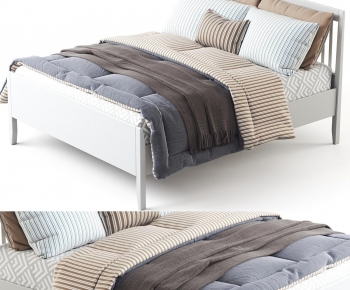 Modern Double Bed-ID:418287045
