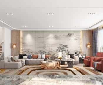 Modern A Living Room-ID:902323968