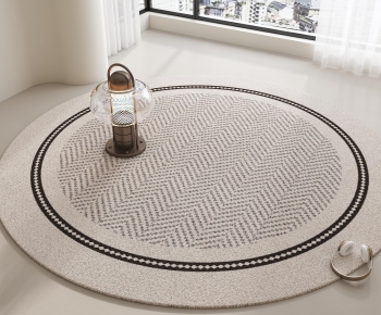 Modern Circular Carpet-ID:950795893