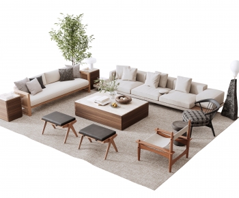 New Chinese Style Sofa Combination-ID:974806077