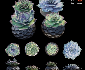 Modern Potted Green Plant-ID:188158044