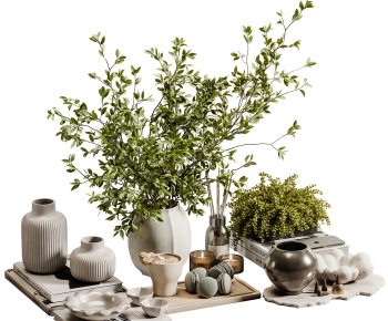 现代绿植装饰摆件组合-ID:504327067