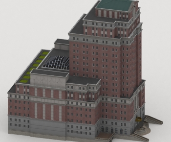 European Style Appearance Of Commercial Building-ID:513170008