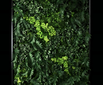 现代植物墙-ID:501619108