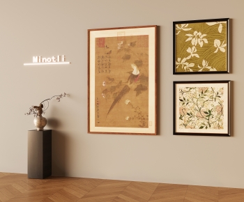 新中式宋式美学装饰画组合-ID:214869989