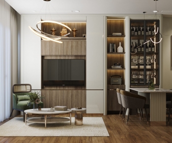 Modern A Living Room-ID:518329112