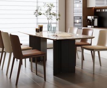 Modern Dining Table And Chairs-ID:319463012