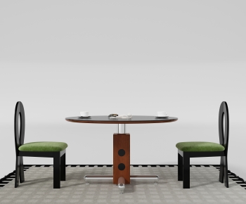 French Style Dining Table And Chairs-ID:879170897