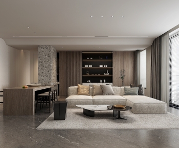 Modern A Living Room-ID:754472975