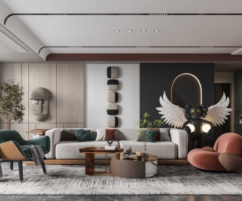 Modern A Living Room-ID:180001027