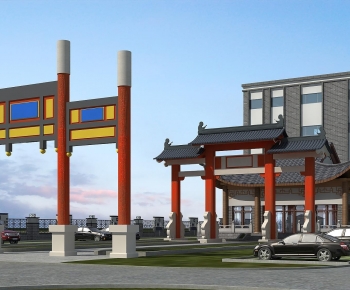 Chinese Style Security Booth-ID:735078107