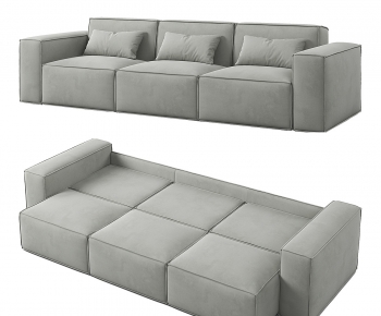 Modern Three-seat Sofa-ID:946002013