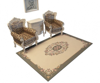 European Style Single Sofa-ID:262903936